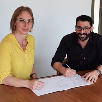 Imagen Firma Convenio CCIAP - Óptica Ana Fagúndez